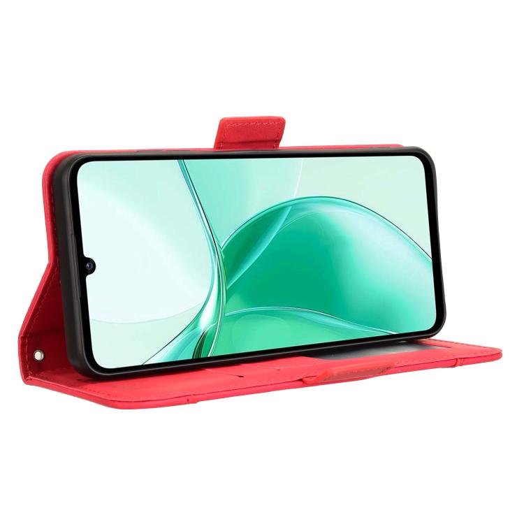 For ZTE Blade A35 Skin Feel Calf Texture Card Slots Leather Phone Case
