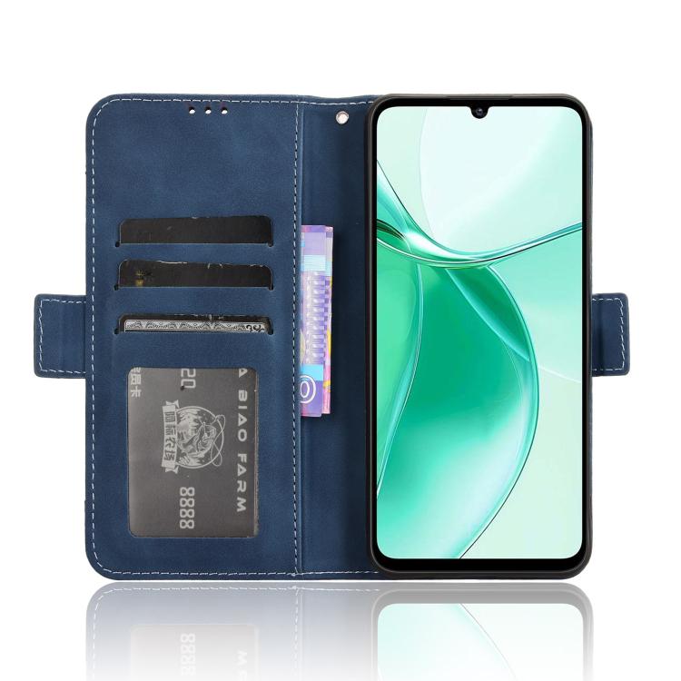 For ZTE Blade A35 Skin Feel Calf Texture Card Slots Leather Phone Case