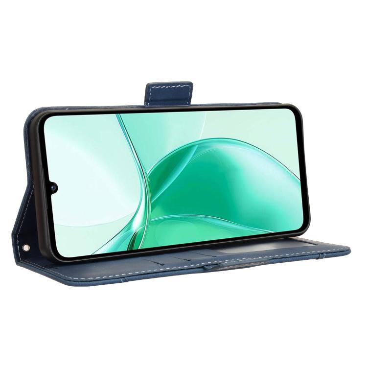 For ZTE Blade A35 Skin Feel Calf Texture Card Slots Leather Phone Case