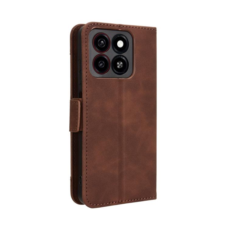 For ZTE Blade A35 Skin Feel Calf Texture Card Slots Leather Phone Case