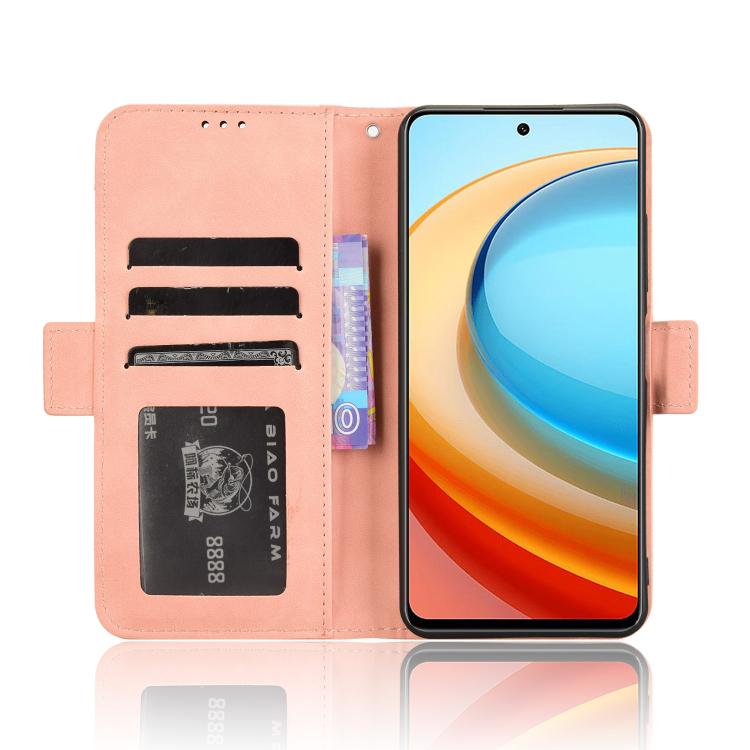 For ZTE Blade A75 5G Skin Feel Calf Texture Card Slots Leather Phone Case