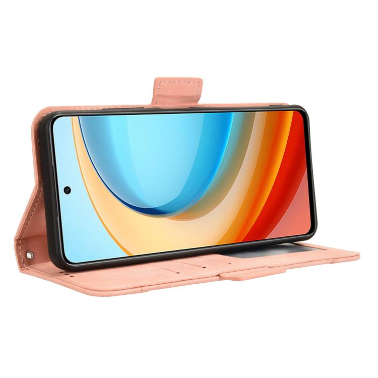 For ZTE Blade A75 5G Skin Feel Calf Texture Card Slots Leather Phone Case