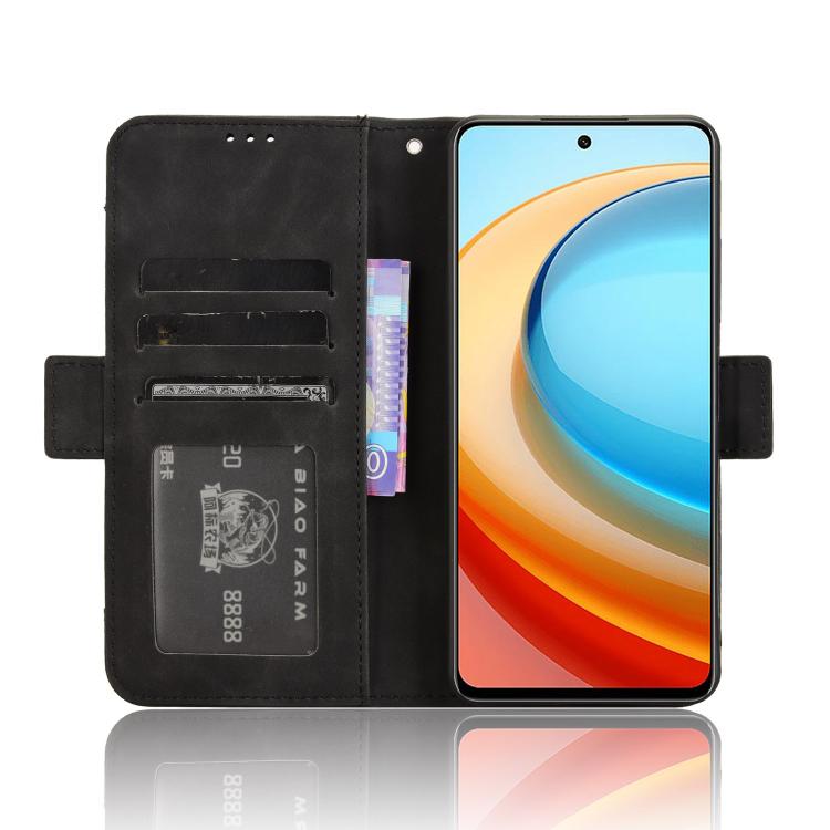 For ZTE Blade A75 5G Skin Feel Calf Texture Card Slots Leather Phone Case