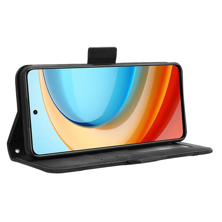 For ZTE Blade A75 5G Skin Feel Calf Texture Card Slots Leather Phone Case