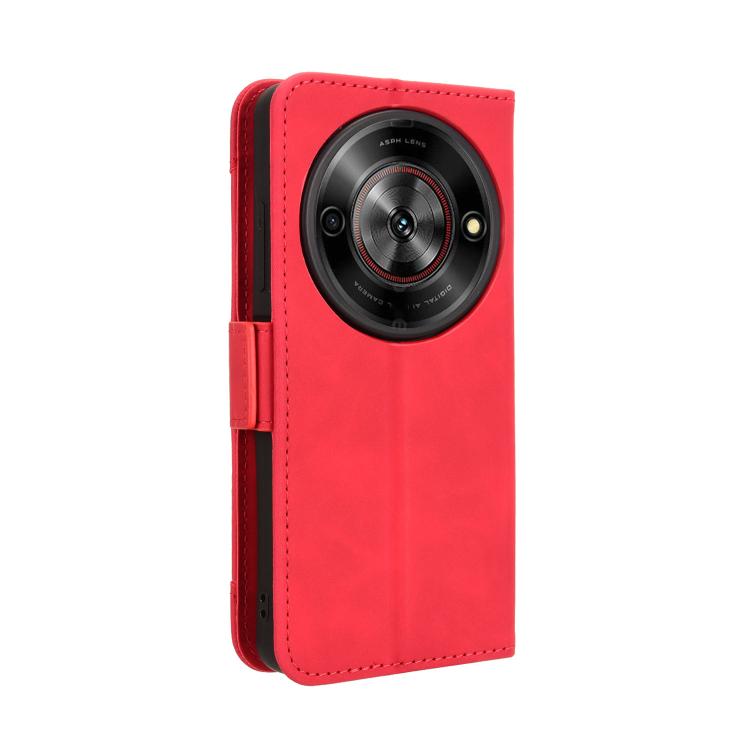 For ZTE Blade A75 5G Skin Feel Calf Texture Card Slots Leather Phone Case
