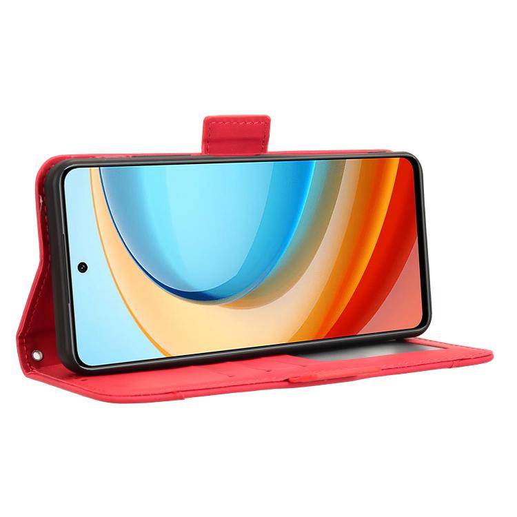For ZTE Blade A75 5G Skin Feel Calf Texture Card Slots Leather Phone Case