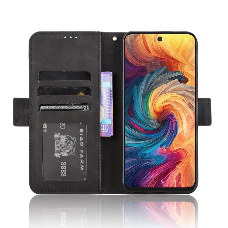 For ZTE Blade V70 4G Skin Feel Calf Texture Card Slots Leather Phone Case