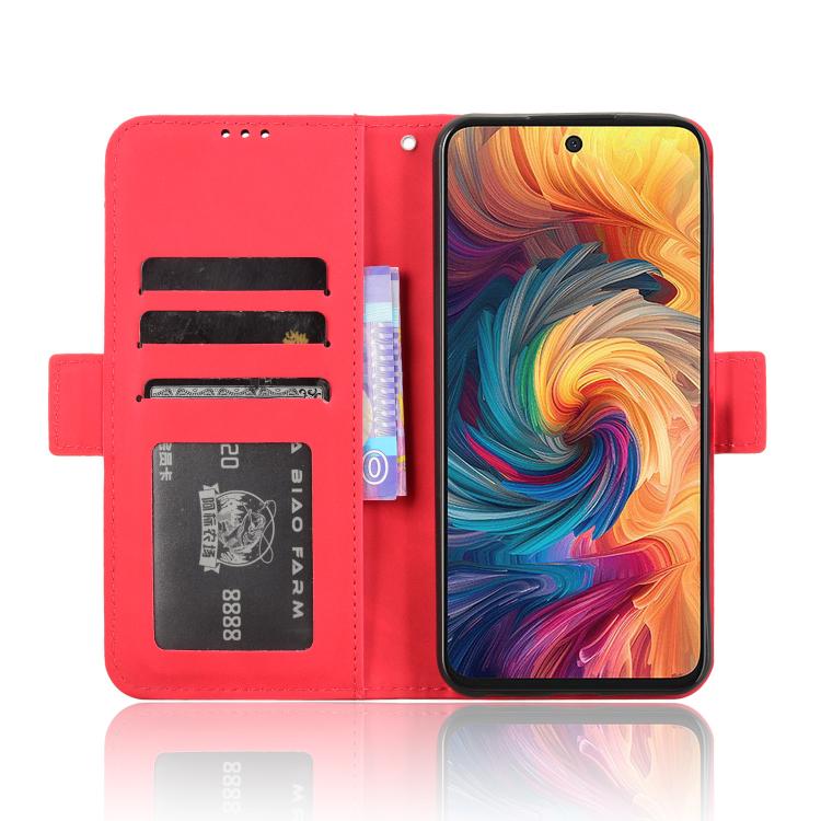 For ZTE Blade V70 4G Skin Feel Calf Texture Card Slots Leather Phone Case