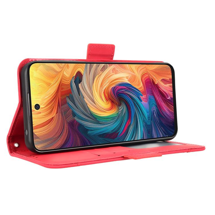 For ZTE Blade V70 4G Skin Feel Calf Texture Card Slots Leather Phone Case