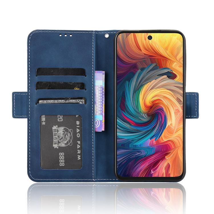 For ZTE Blade V70 4G Skin Feel Calf Texture Card Slots Leather Phone Case