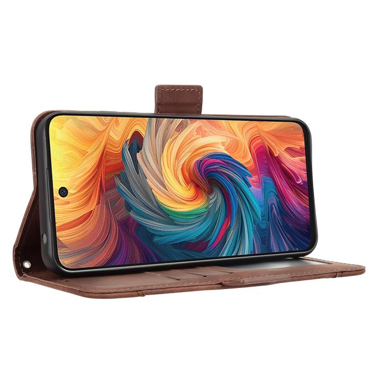 For ZTE Blade V70 4G Skin Feel Calf Texture Card Slots Leather Phone Case