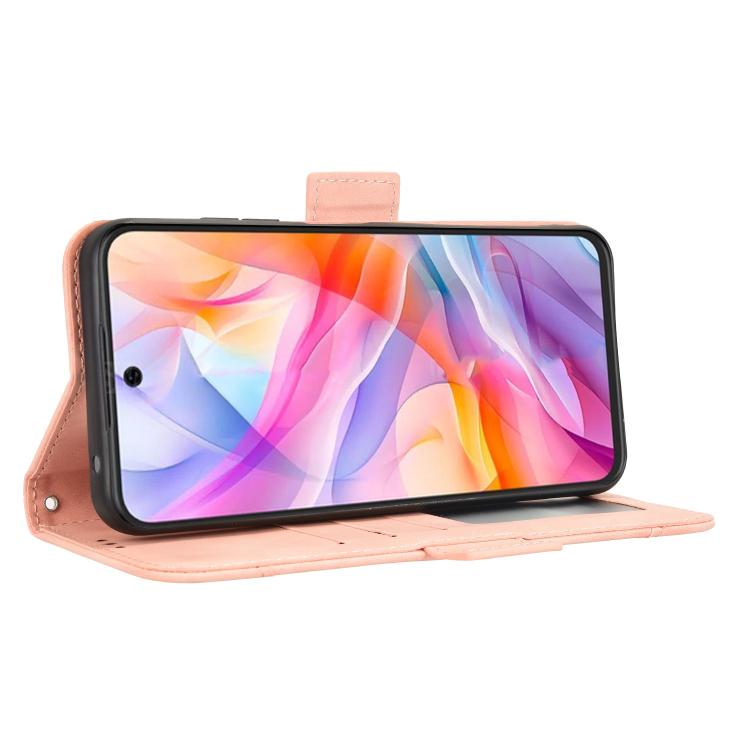 For ZTE Blade V70 Design 4G Skin Feel Calf Texture Card Slots Leather Phone Case