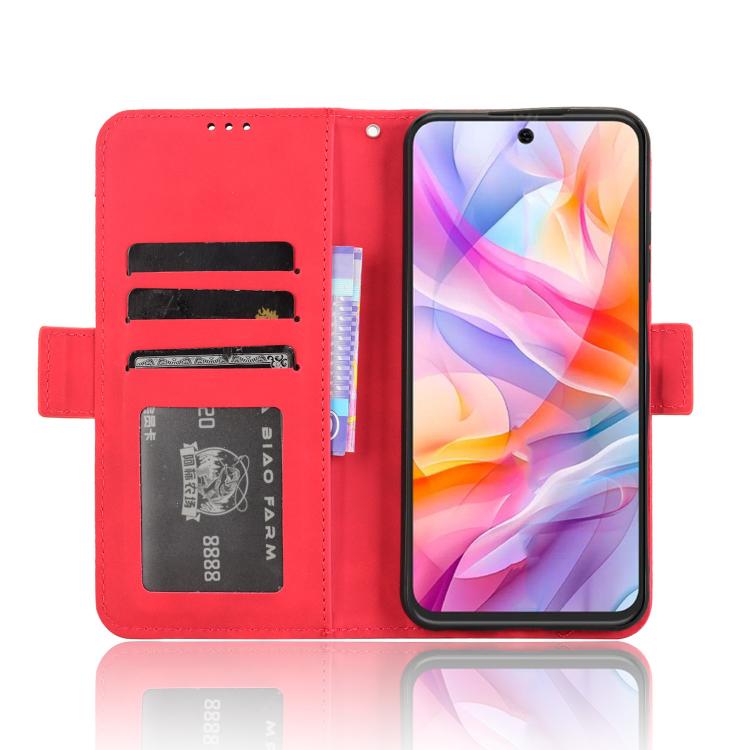 For ZTE Blade V70 Design 4G Skin Feel Calf Texture Card Slots Leather Phone Case