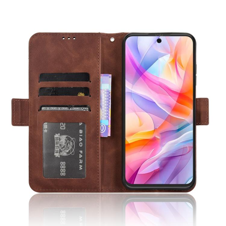 For ZTE Blade V70 Design 4G Skin Feel Calf Texture Card Slots Leather Phone Case