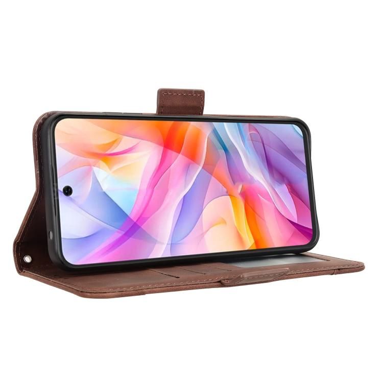 For ZTE Blade V70 Design 4G Skin Feel Calf Texture Card Slots Leather Phone Case