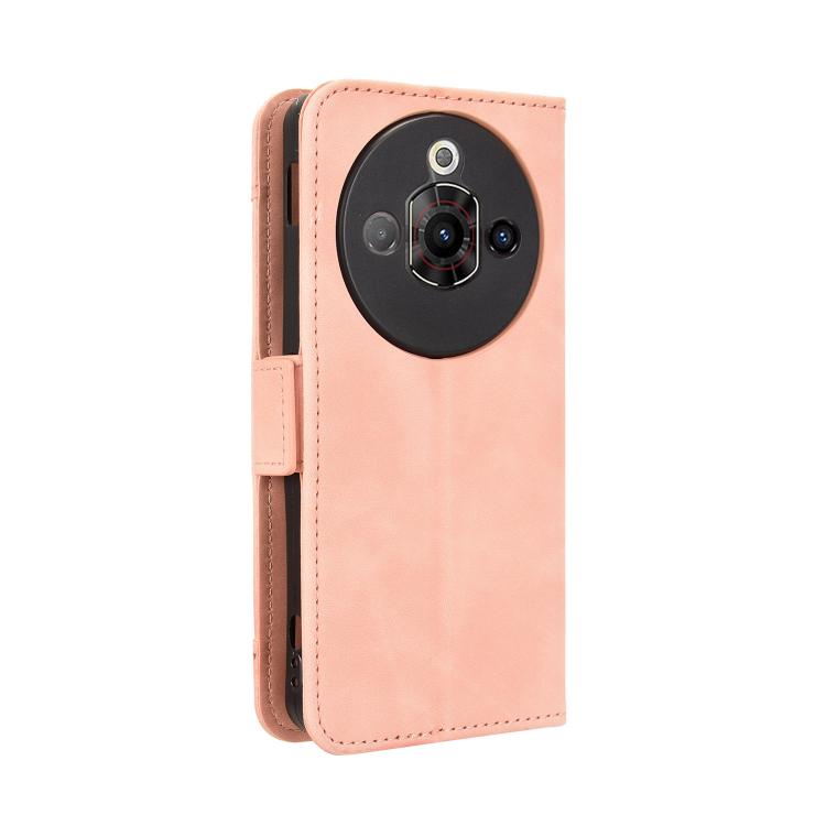 For ZTE nubia Focus Pro 5G Skin Feel Calf Texture Card Slots Leather Phone Case