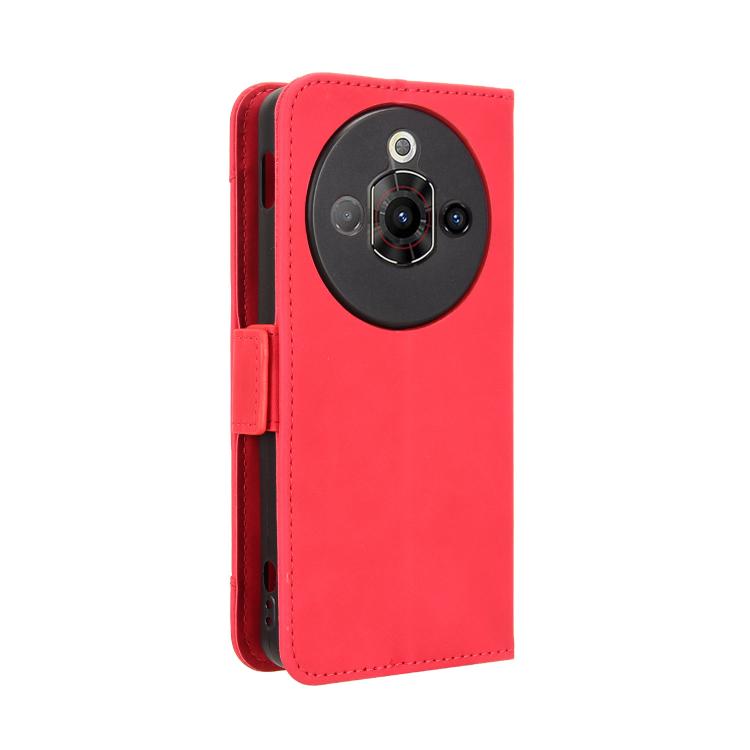 For ZTE nubia Focus Pro 5G Skin Feel Calf Texture Card Slots Leather Phone Case