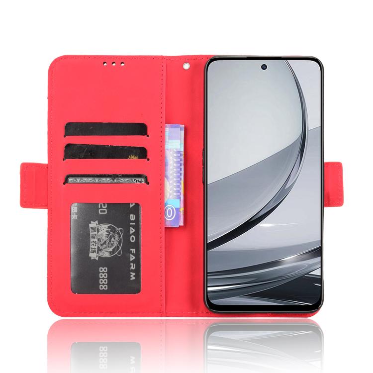 For ZTE nubia Focus Pro 5G Skin Feel Calf Texture Card Slots Leather Phone Case