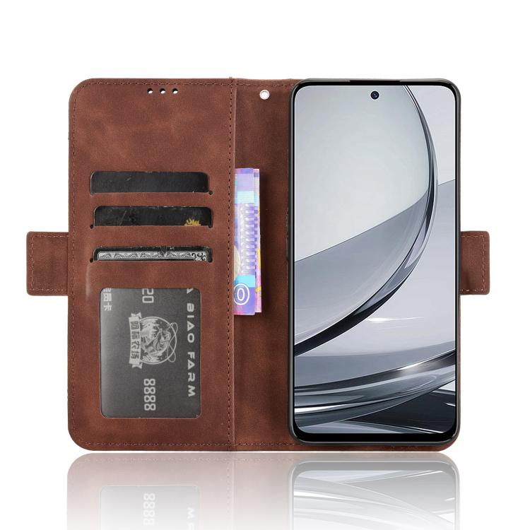 For ZTE nubia Focus Pro 5G Skin Feel Calf Texture Card Slots Leather Phone Case