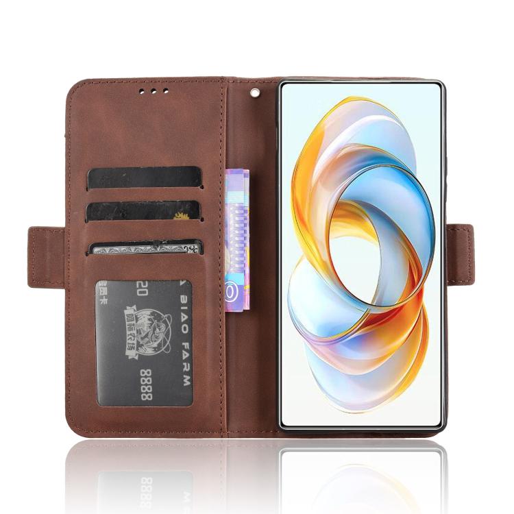 For ZTE nubia Z70 Ultra Skin Feel Calf Texture Card Slots Leather Phone Case