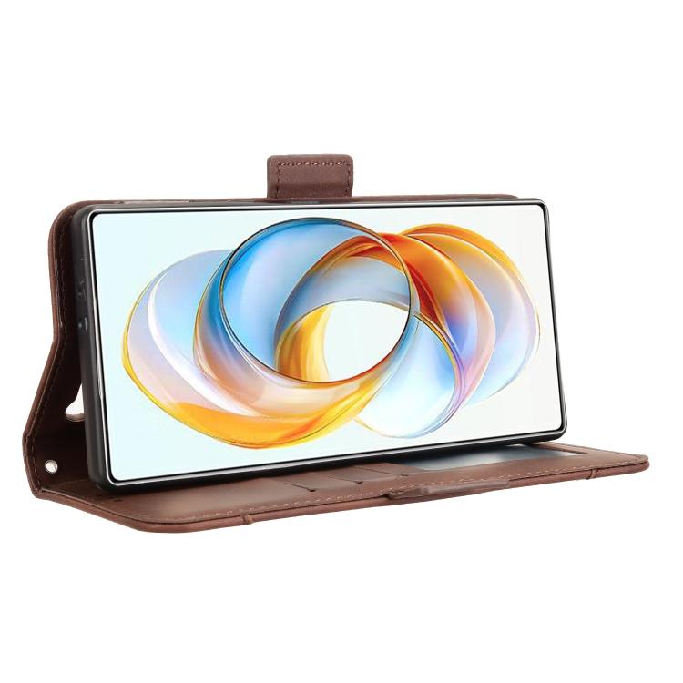 For ZTE nubia Z70 Ultra Skin Feel Calf Texture Card Slots Leather Phone Case