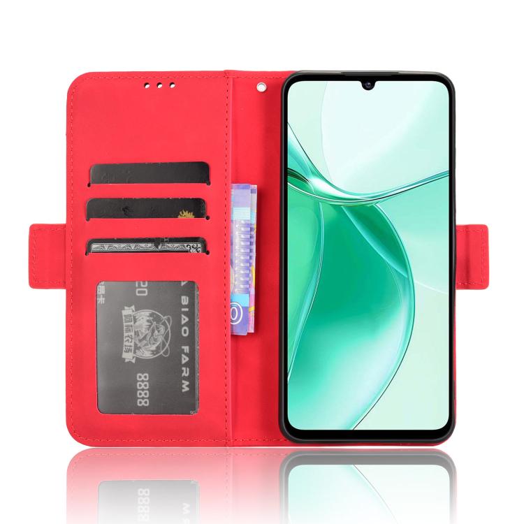 For ZTE Blade A35e Z2466 Skin Feel Calf Texture Card Slots Leather Phone Case