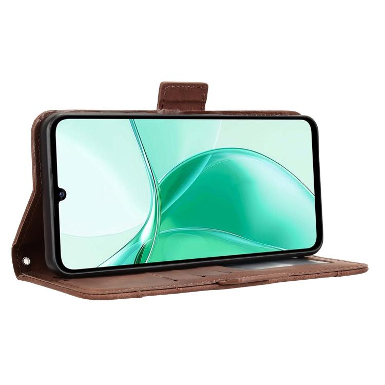 For ZTE Blade A35e Z2466 Skin Feel Calf Texture Card Slots Leather Phone Case