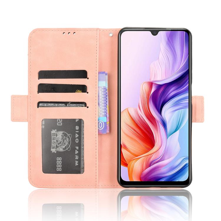 For ZTE Blade V70 Max Skin Feel Calf Texture Card Slots Leather Phone Case