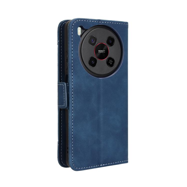 For ZTE Blade V70 Max Skin Feel Calf Texture Card Slots Leather Phone Case