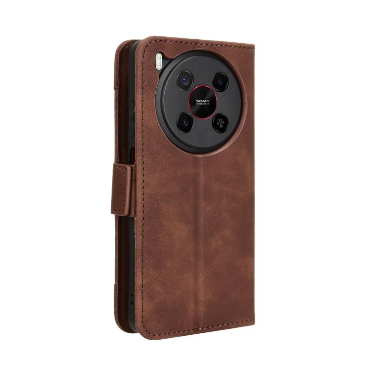 For ZTE Blade V70 Max Skin Feel Calf Texture Card Slots Leather Phone Case