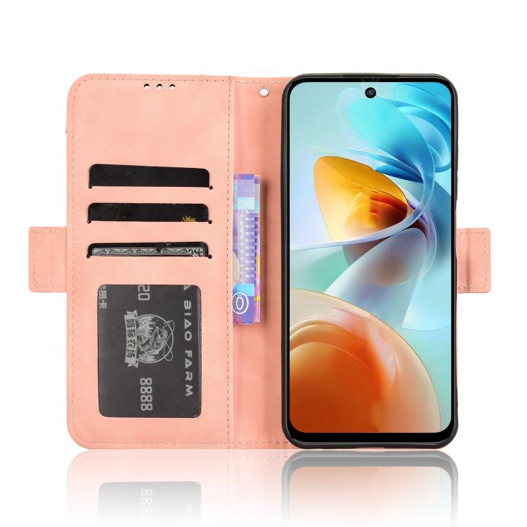 For ZTE nubia Music 2 Skin Feel Calf Texture Card Slots Leather Phone Case