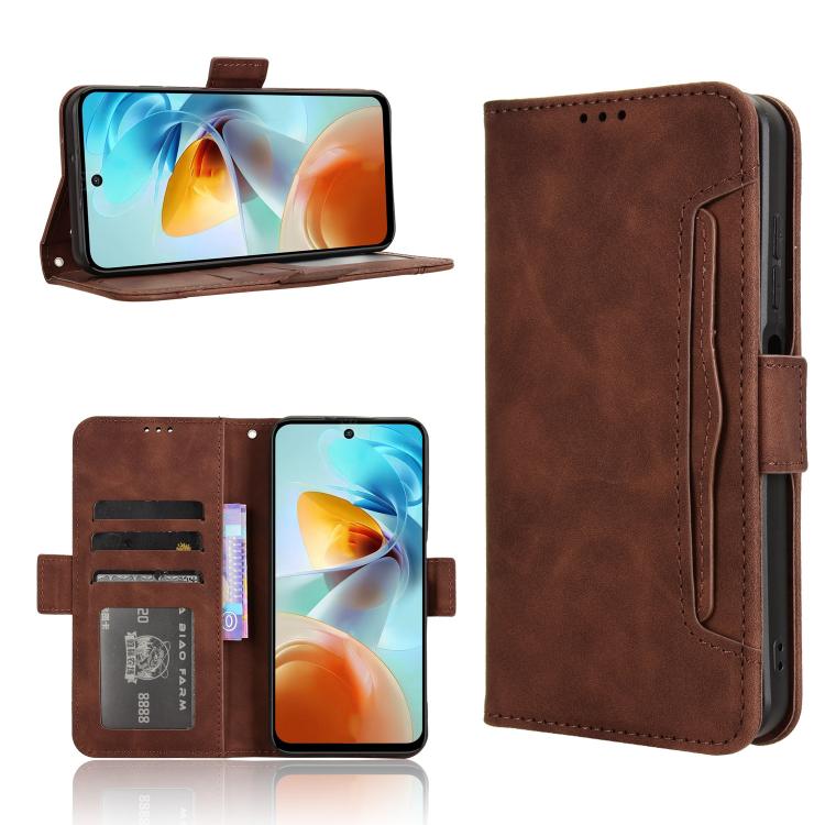 For ZTE nubia Music 2 Skin Feel Calf Texture Card Slots Leather Phone Case