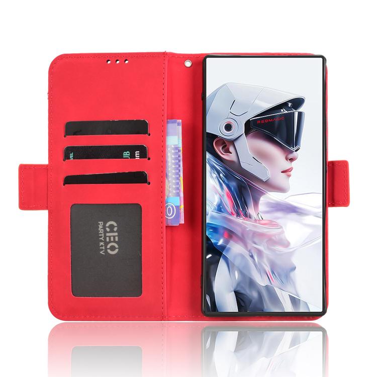 For ZTE nubia Red Magic 10 Air Skin Feel Calf Texture Card Slots Leather Phone Case