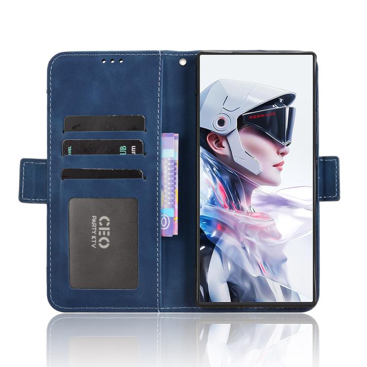 For ZTE nubia Red Magic 10 Air Skin Feel Calf Texture Card Slots Leather Phone Case