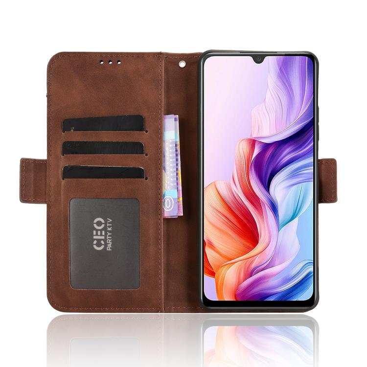 For ZTE Blade A76 5G Skin Feel Calf Texture Card Slots Leather Phone Case