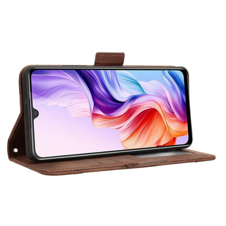 For ZTE Blade A76 5G Skin Feel Calf Texture Card Slots Leather Phone Case