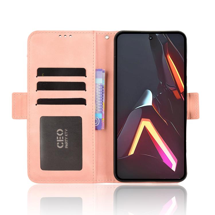 For ZTE nubia Neo 3 GT 5G Skin Feel Calf Texture Card Slots Leather Phone Case