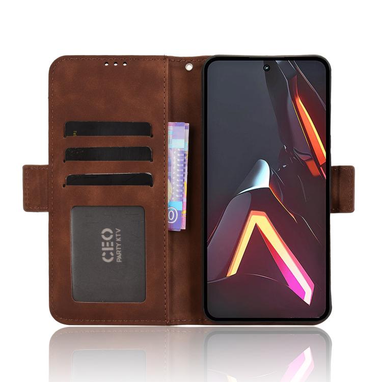For ZTE nubia Neo 3 GT 5G Skin Feel Calf Texture Card Slots Leather Phone Case