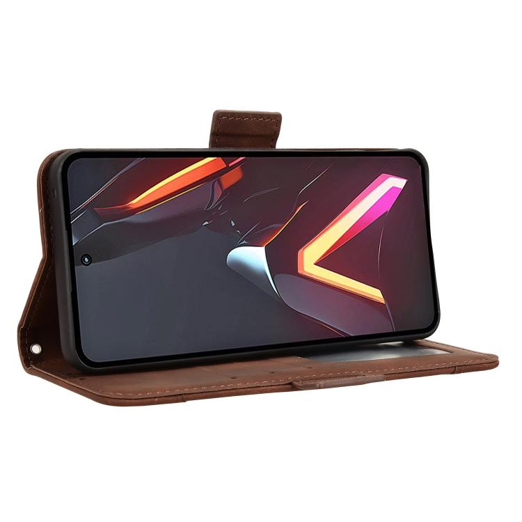 For ZTE nubia Neo 3 GT 5G Skin Feel Calf Texture Card Slots Leather Phone Case