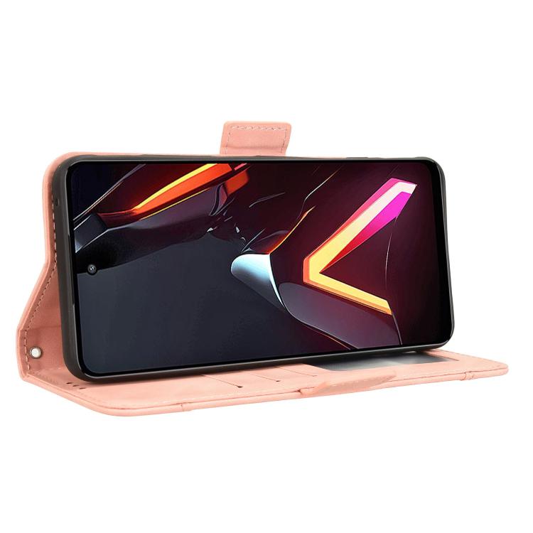 For ZTE nubia Neo 3 5G Skin Feel Calf Texture Card Slots Leather Phone Case
