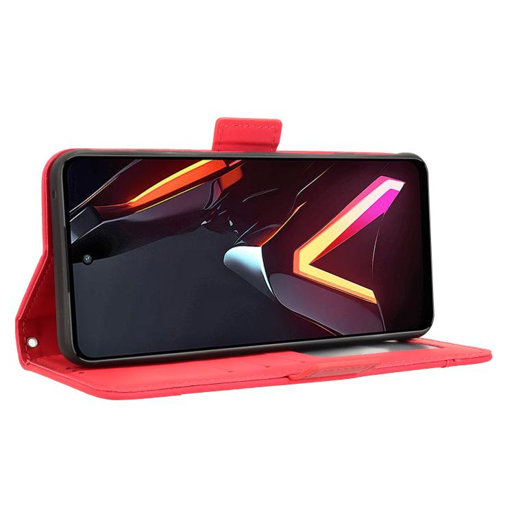For ZTE nubia Neo 3 5G Skin Feel Calf Texture Card Slots Leather Phone Case