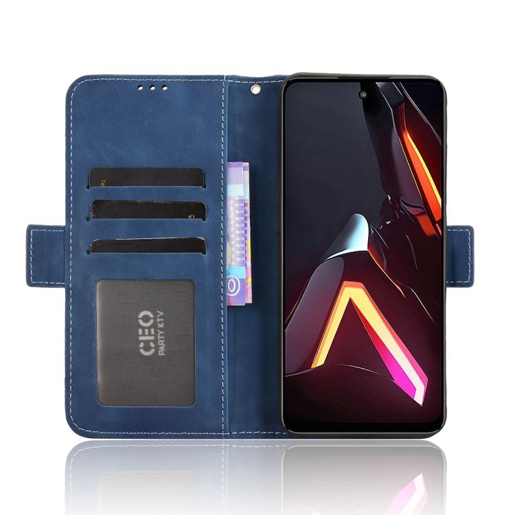 For ZTE nubia Neo 3 5G Skin Feel Calf Texture Card Slots Leather Phone Case