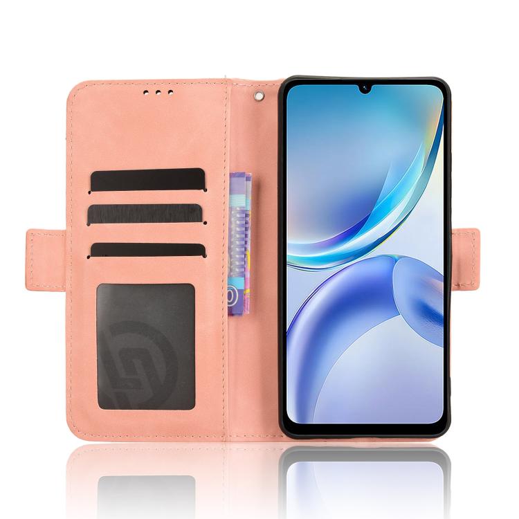 For ZTE Blade A36 4G Skin Feel Calf Texture Card Slots Leather Phone Case