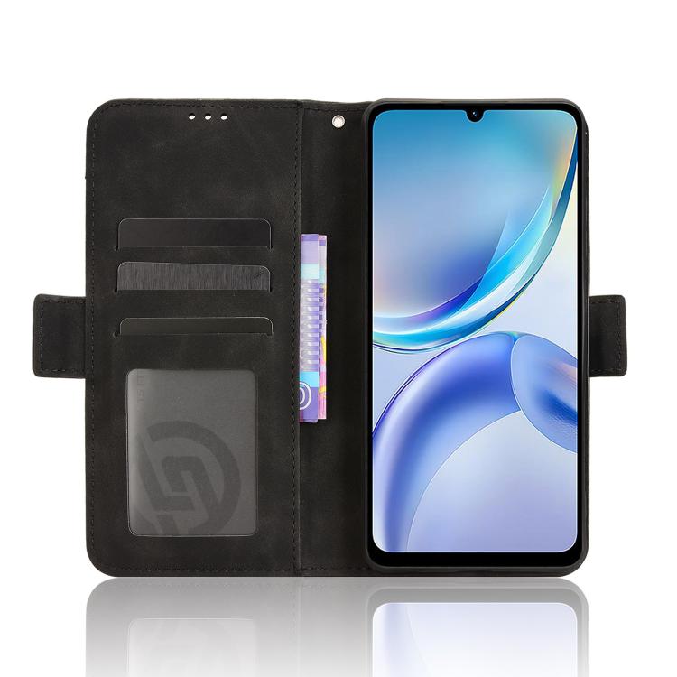 For ZTE Blade A36 4G Skin Feel Calf Texture Card Slots Leather Phone Case