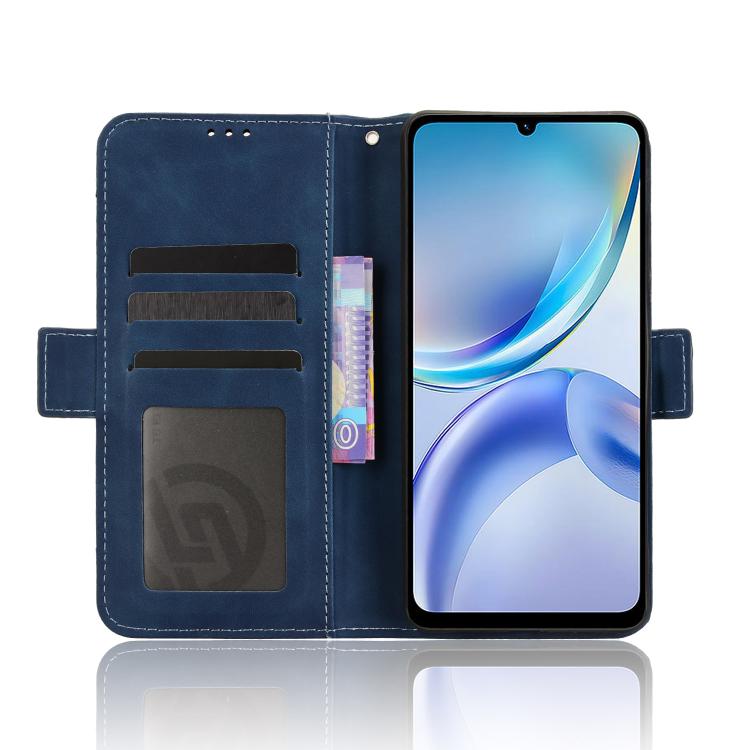 For ZTE Blade A36 4G Skin Feel Calf Texture Card Slots Leather Phone Case