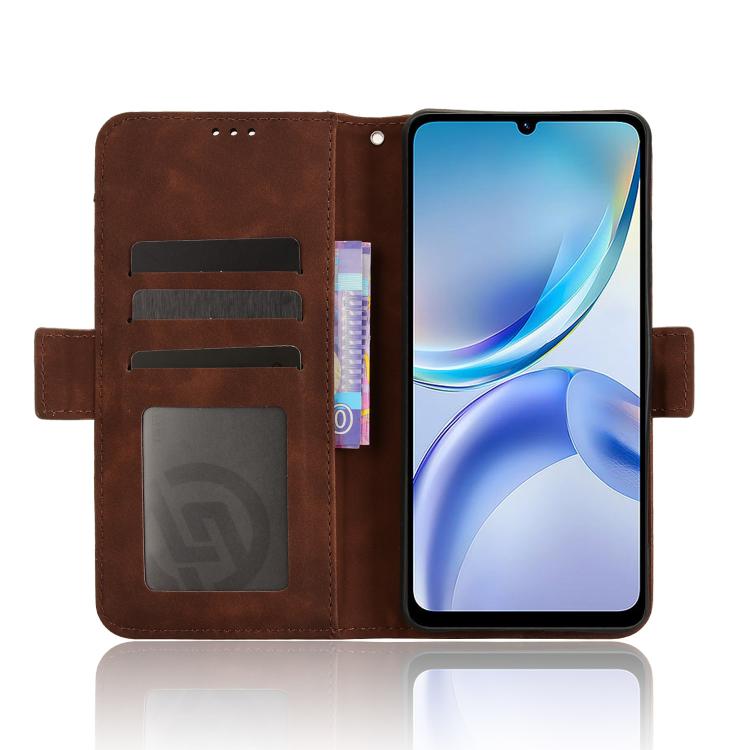 For ZTE Blade A36 4G Skin Feel Calf Texture Card Slots Leather Phone Case