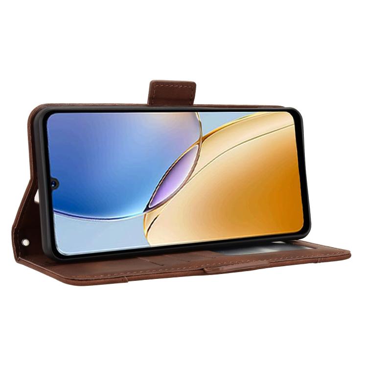For ZTE Blade A56 4G Skin Feel Calf Texture Card Slots Leather Phone Case
