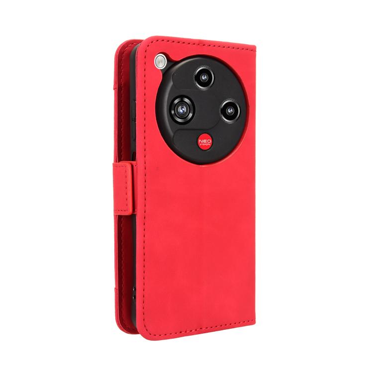 For ZTE nubia Focus 2 5G Skin Feel Calf Texture Card Slots Leather Phone Case