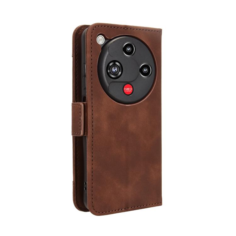 For ZTE nubia Focus 2 5G Skin Feel Calf Texture Card Slots Leather Phone Case