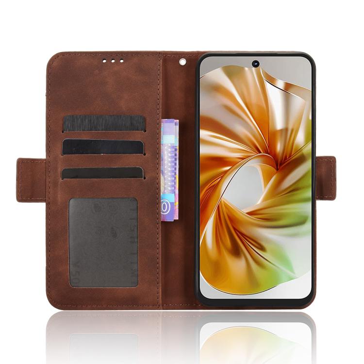 For ZTE nubia Focus 2 5G Skin Feel Calf Texture Card Slots Leather Phone Case